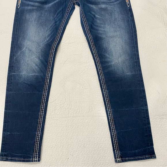 Sold ❤️Rock Revival Vien Easy Ankle Skinny Size 32 - Picture 8 of 12